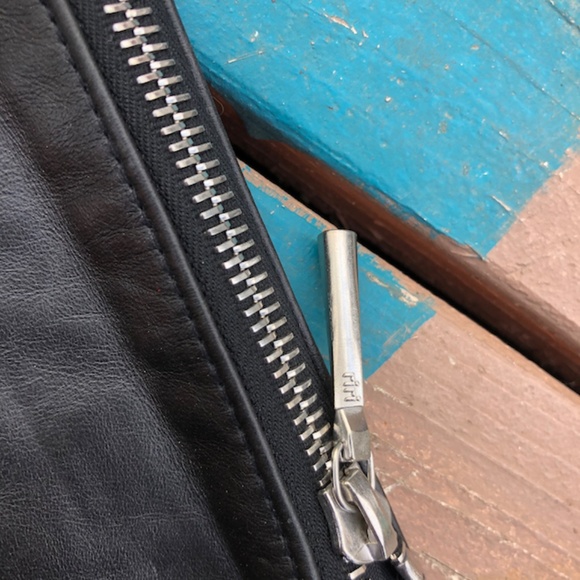 Leather Pants w/ Side Zippers and Laced Fly - Chrome by Carrie Basham - Picture 6 of 8